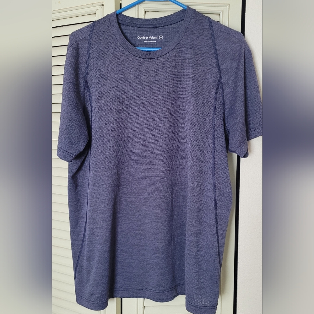 Outdoor voices mesh shirt